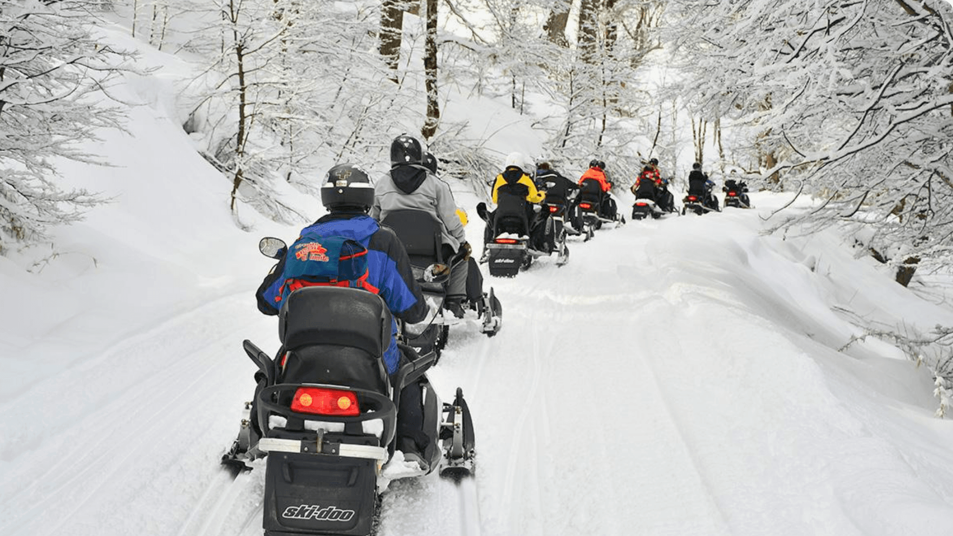 Moto de Neve no Cerro Catedral