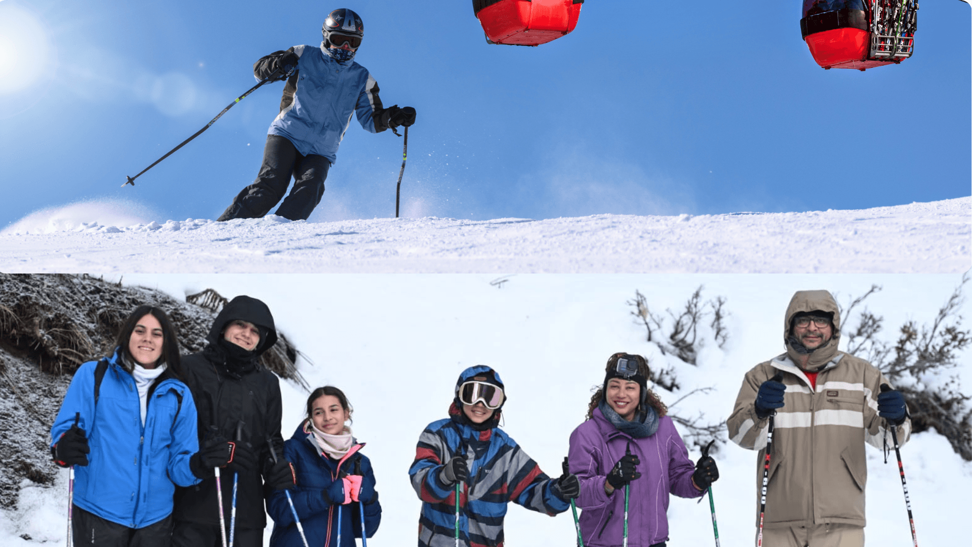 Ski e Snowboard no Cerro Catedral